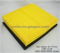 Auto Engine Air Filter 17801-31130 For LEXUS RX350;TOYOTA Sienna