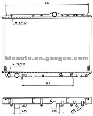 Radiator For VOLVO V40 8602106