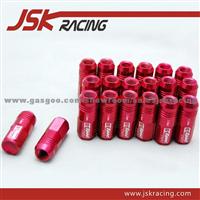 50MM SPEC WHEEL NUTS 7076 COLOR RED FOR D1