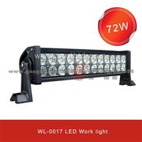 72W LED Work Light Bar