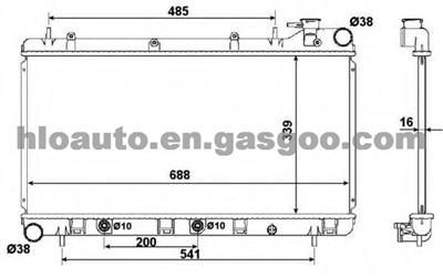 Radiator For SUBARU 45199-FC340