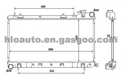 Radiator For SUBARU 45111-FA200