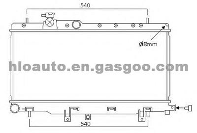 Radiator For SUBARU 45111-FE000