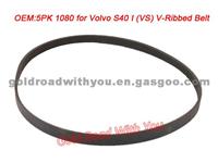 V-Ribbed Belt 5PK 1080 For Volvo S40 I