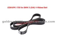 V-Ribbed Belt 6PK1705 For BMW E46