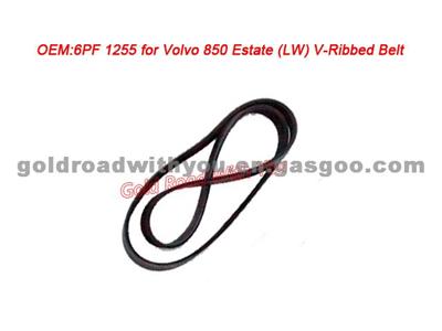 V-Ribbed Belt 6PK1255 For Volvo S70