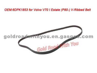 V-Ribbed Belt 6DPK1853 For Volvo V70