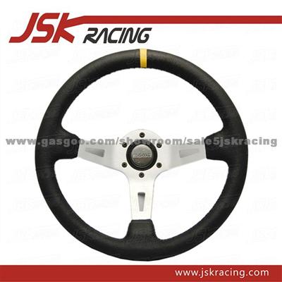 MOMO DRIFTING GENUINE LEATHER STEERING WHEEL