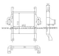 Intercooler,Radiator,Iveco Spare Parts 504015564