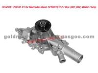 Water Pump 611 200 05 01 For 901，902，903，904