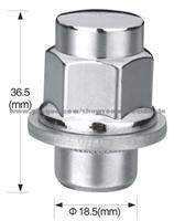 Lug Nuts,Bulge Medium Mag W/Washer 5307