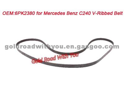 V-Ribbed Belt 6PK2380 For Mercedes Benz C240