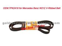 V-Ribbed Belt 7PK2418 For Mercedes Benz W212