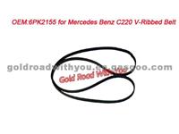 V-Ribbed Belt 6PK2155 For Mercedes Benz C220