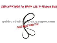 V-Ribbed Belt 6PK1990 For BMW 128i