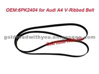 V-Ribbed Belt 6PK2404 For Audi A4