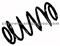 COIL SPRING FOR DAEWOO/PRINCE; OE: 96175434