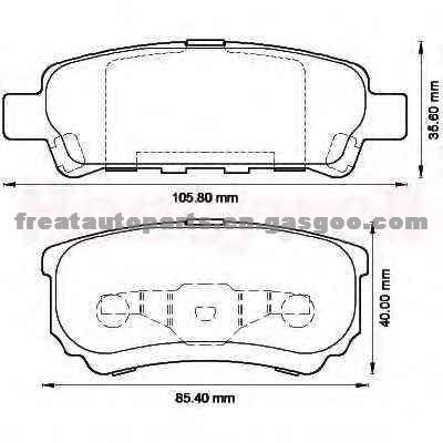 CHRYSLER BRAKE PAD 05191271AA