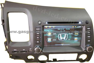 2006-2011 Honda Civic Dvd Player With GPS Navigation System RDS BT Ipod