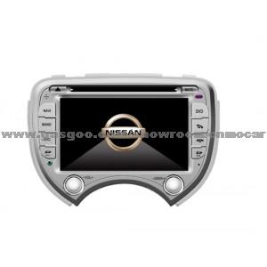 2 Din In Dash Autoradio Central Multimedia Car Multimedia Player Auto GPS DVD Radio Navigation For Nissan March