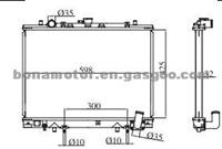 Auto Radiator For MITSUBISHI L200 K74 Model 4D56 MR281023