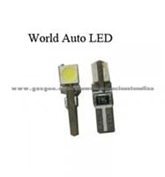 Can Bus,T5,2SMD5050,Led Car Bulb,12V DC