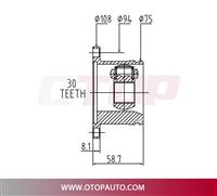 Otop C. V Joint 101-d35-3-554 for Volkswagen China Cv Joint