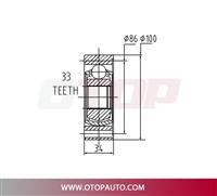 OTOP C.V Joint 101-D35-3-551(1) For SEAT CARDOBA VW CABRIOLET CORRADO GOLF GTI