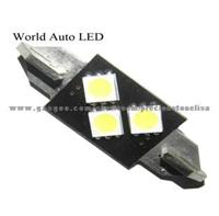 Can Bus,Festoon,3smd5050,12V DC,Led Car Lamp