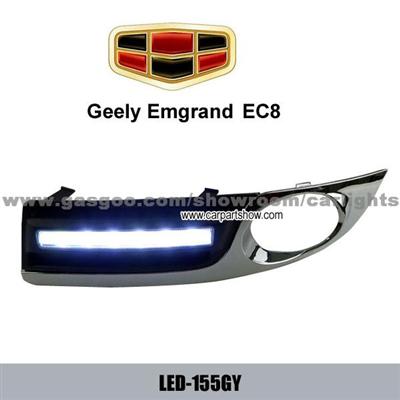 Geely Emgrand EC8 DRL LED Daytime Running Lights Car Headlight Parts Fog Lamp Cover LED-155GY