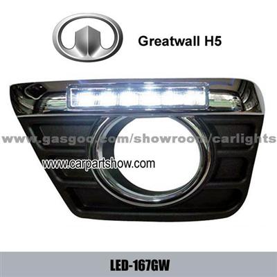 Greatwall Hover H5 DRL LED Daytime Running Lights Car Headlight Parts Fog Lamp Cover LED-167GW