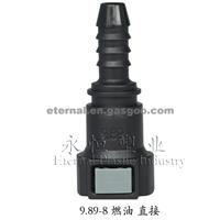 Fuel Line Quick Connector Of 9.89 Straight To Hose ID 8mm