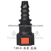 Urea Line Quick Connector Of 7.89 Straight To Hose ID 8mm