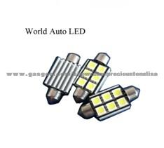 Ultra Bright Festoon/211,6smd5050,White,12V DC Can Bus,Led Car Light