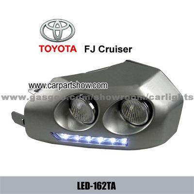 TOYOTA FJ Cruiser DRL LED Daytime Running Lights Car Headlight Parts Fog Lamp Cover LED-162TA