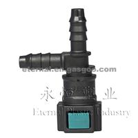 Conductive Quick Connector 7.89mm 3 WaysTo Hose ID 8mm