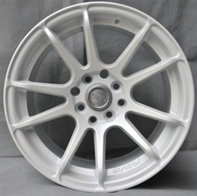 15 Inch White Sport Racing Wheels Replica Alloy Wheels