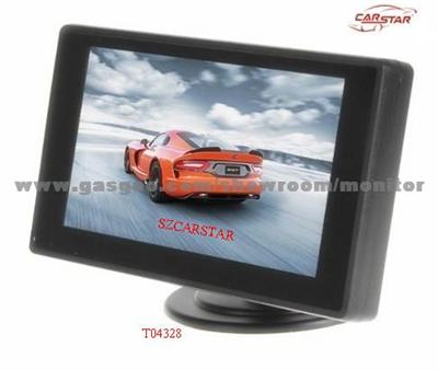 2013 Best Seller TFT LCD Monitor T04328 The 4.3 Inch Car Monitor With Two Video Inputs