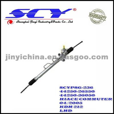 High Quality Power Steering Gear OE No:44250-26550 44250-36050 For HIACE COMMUTER 04/2005 KDH 212 LHD