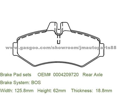 Brake Pads 0004209720 For Mercedes-Benz G550