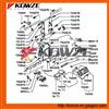 Instrument Panel For Mitsubishi Pajero V32 V34 V36 V43 V44 V45 V46 4G54 6G72 6G74 4D56 4M40 MB775368 MB832308 MB832311