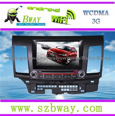 (Android) 8 Inch MITSUBISHI Lancer Car Dvd Player With Android 4.0, Wifi,3G Internet,1G RAM,4GB NAND, GPS, Bluetooth, Steering Wheel Control