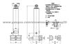 Telescopic Hydraulic Cylinder For Dumper Coal Mine Serie TG150