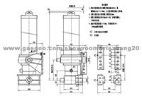 Telescopic Hydraulic Cylinder For Dumper Coal Mine Serie TG140