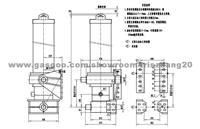 Telescopic Hydraulic Cylinder For Dumper Coal Mine Serie TG185