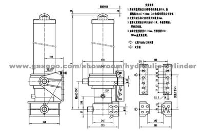 4TG-E175×5000front-End Hydraulic Cylinder