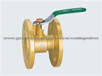 FLANGE BRASS BALL VALVE