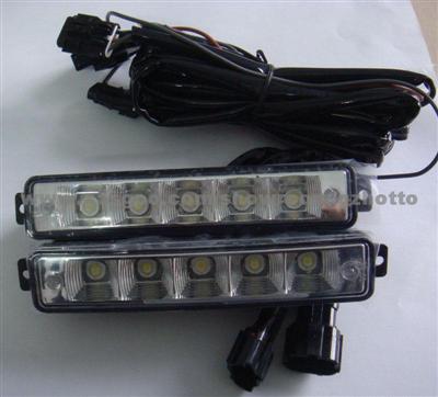 Aluminum Shell D40- 5*1W LED Daytime Running Light With Turning Light