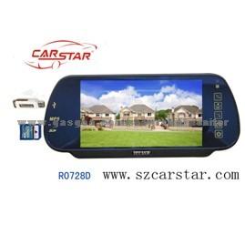 7 Inch Car Rearview Mirror Monitor With MP5,Reversing Rearview Mirror Monitor