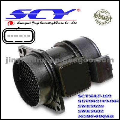 Mass Air Flow Sensor For NISSAN OPEL RENAULT 8ET009142-001 5WK9620 5WK9620Z 5WK9632 5WK9632Z 16580-00QAB 1658000QAB 86028 V40-72-0388